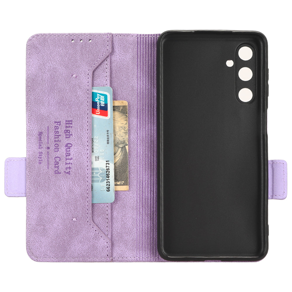 For Samsung Galaxy M54 5G / F54 5G Wallet Phone Case Hardware Decor PU Leather Cover with Stand For Samsung Galaxy M54 5G / F54 5G Wallet Phone Case Hardware Decor PU Leather Cover with Stand